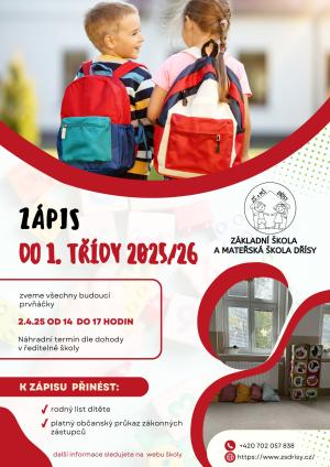 Zápis do 1.třídy 2025-26