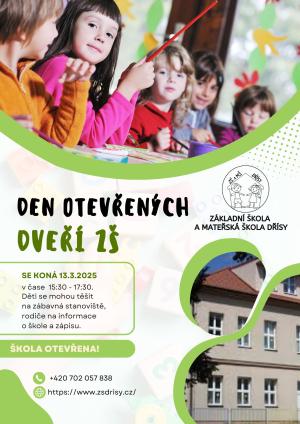 ZŠ Dřísy den ot.dveří 13.3.2025